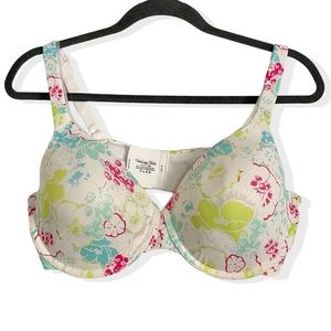 Vanity Fair floral underwire, 40D